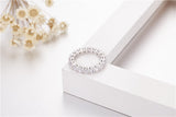 Shared Prong Eternity Band with 3mm Round Stones Stones in Sterling Silver WB005