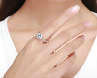 2 Carat Round Engagement Ring with Pave Trellis Prongs and Bead Set Side Stones Eng017